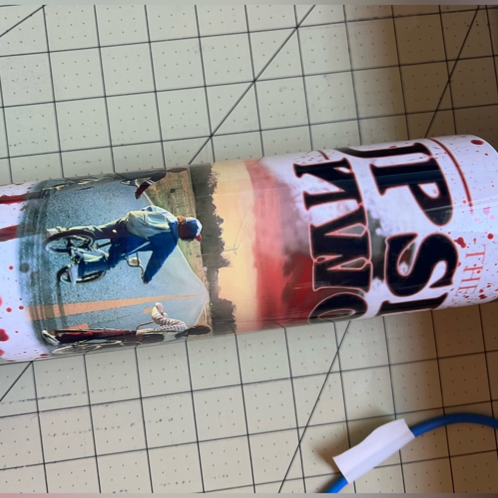 20oz Stranger Things Upside Down tumbler
